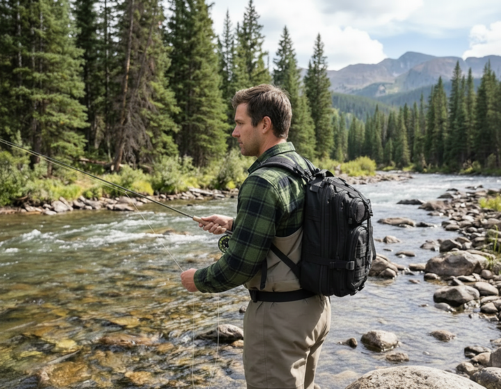 Gorilla Paks Small 30L Military Tactical Hydration Backpack (Black) - 2.5L Water Bladder - Assault 3 Day Pack Army Molle Bag Backpacks Rucksack - Hunting, Hiking, Gym.