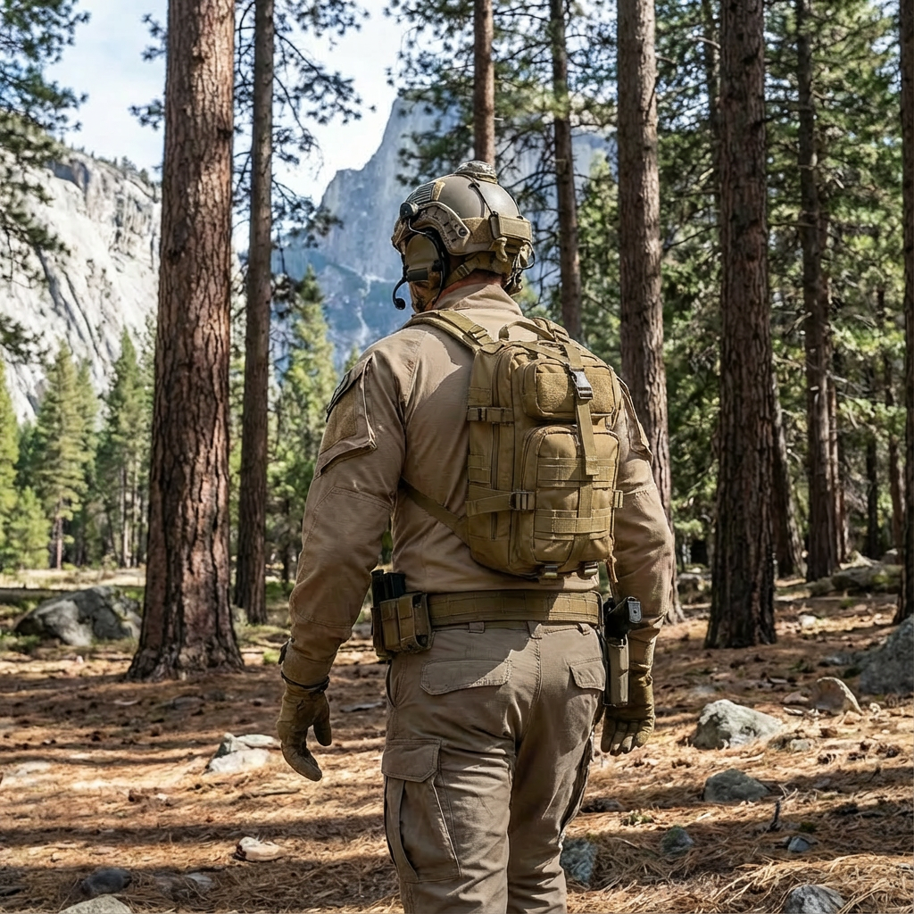 GORILLA PAKS 30L Tactical MOLLE Backpack – Military Rucksack in Tan