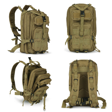 30l military molle tactical camping hiking travel backpack multiple color GORILLA PAKS 30L Tactical MOLLE Backpack – Military Rucksack in Tan